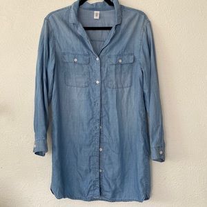 H&M &Denim denim button-down shirt size 2